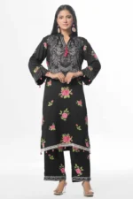 2 Piece Unstitched Printed Cotail Suit