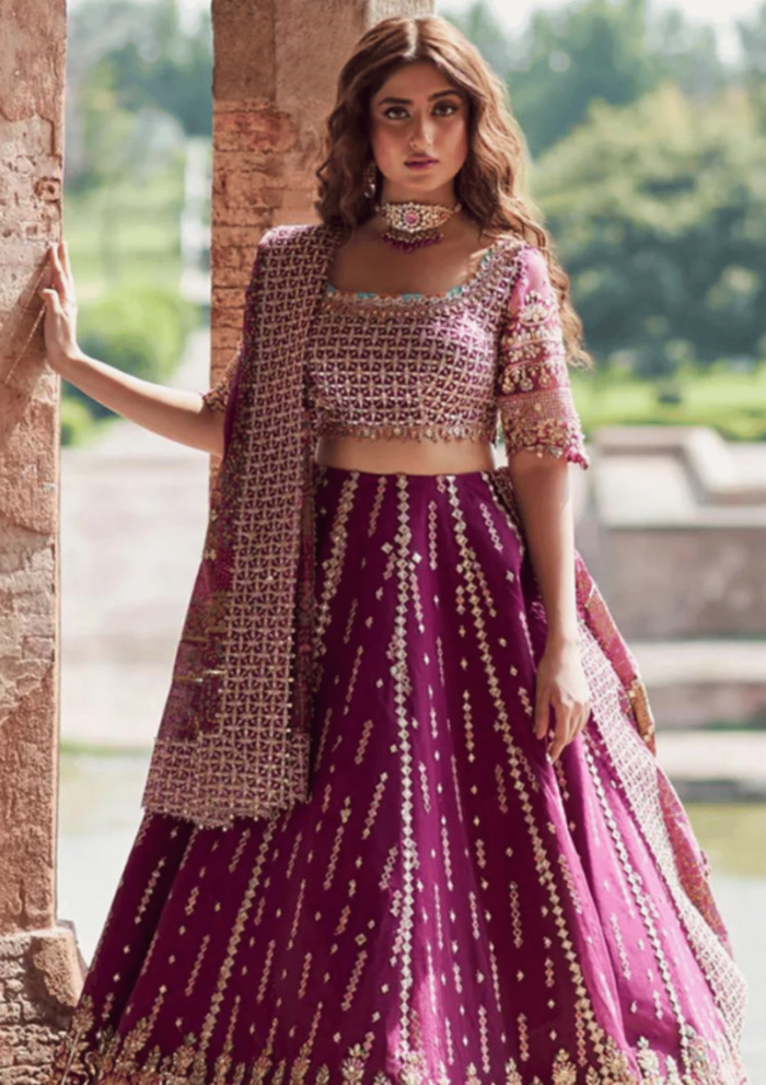 Shadmani by Qalamkar Embroidered Raw Silk Suits Unstitched 4 Piece AT02 - Image 1